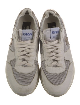 Golden Goose Leather Leather Trim Embellishment Sneakers