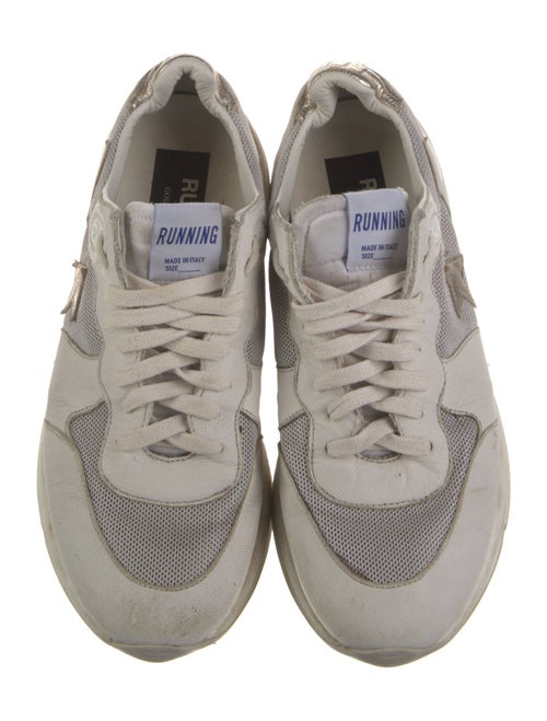 Golden Goose Leather Leather Trim Embellishment Sneakers