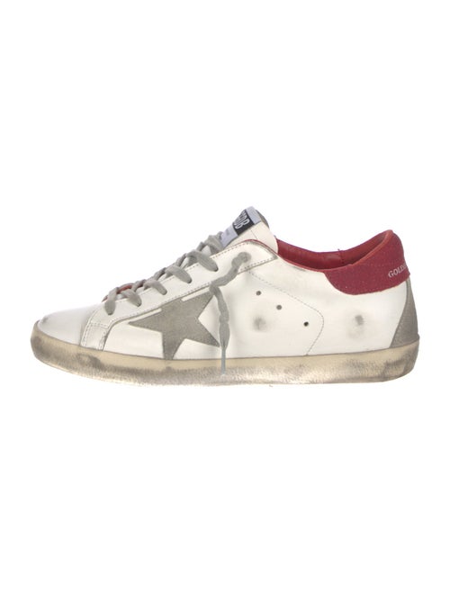 Golden Goose Leather Distressed Accents Sneakers