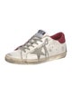 Golden Goose Leather Distressed Accents Sneakers