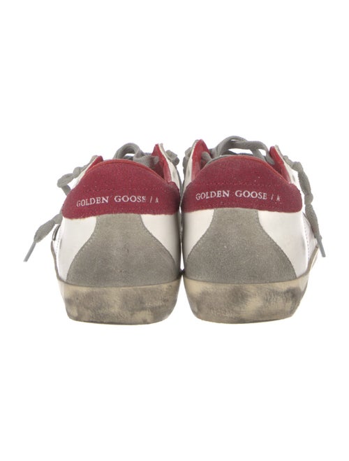 Golden Goose Leather Distressed Accents Sneakers