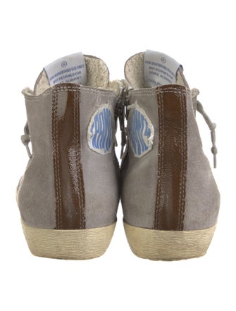 Golden Goose Suede Printed Sneakers