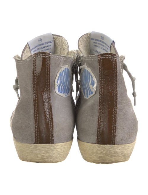 Golden Goose Suede Printed Sneakers