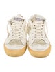 Golden Goose Leather Colorblock Pattern Sneakers