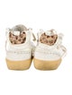 Golden Goose Leather Colorblock Pattern Sneakers