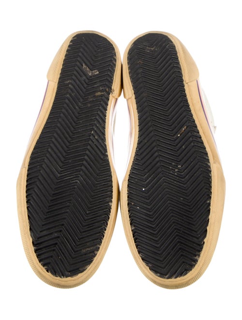 Golden Goose Leather Colorblock Pattern Sneakers