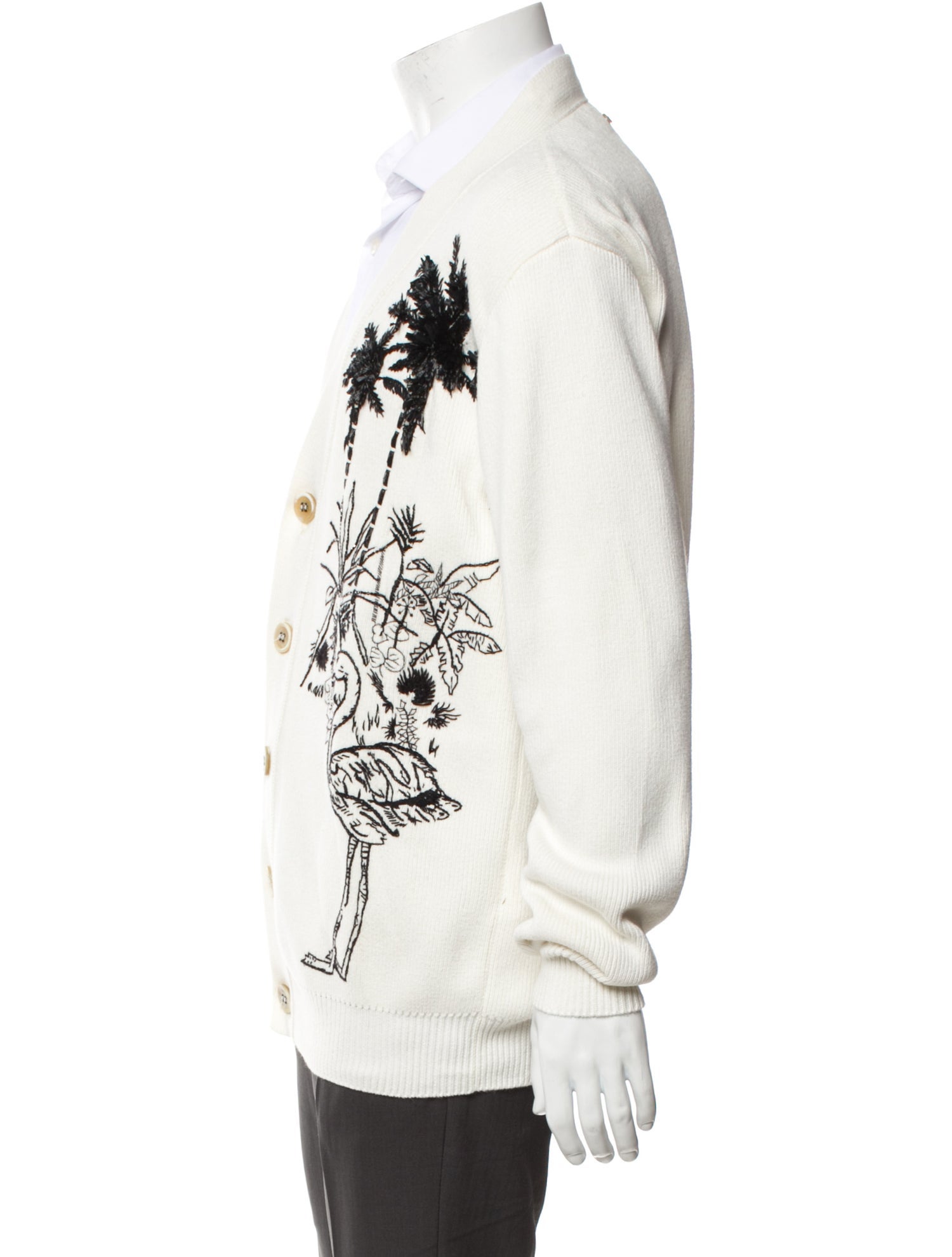 Golden Goose Printed Open Front Cardigan