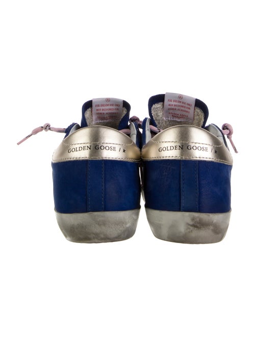 Golden Goose Leather Distressed Accents Sneakers