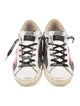 Golden Goose Leather Graphic Print Sneakers