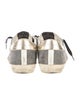 Golden Goose Leather Graphic Print Sneakers