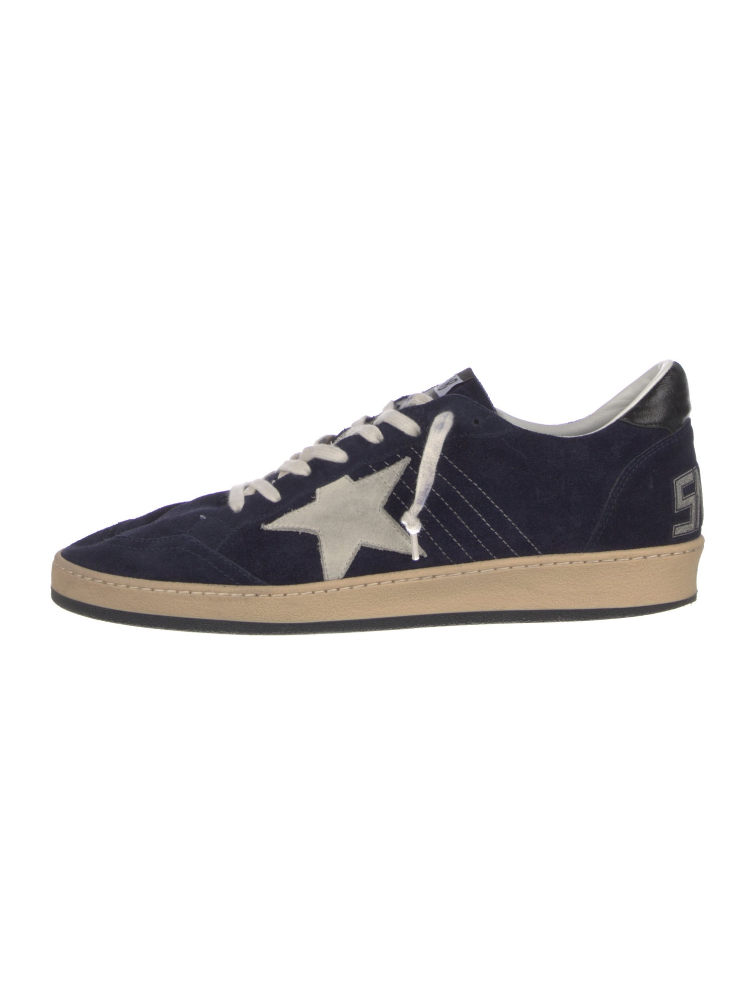 Golden Goose Suede Distressed Accents Sneakers