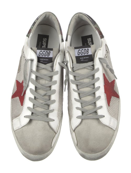 Golden Goose Printed Distressed Accents Sneakers