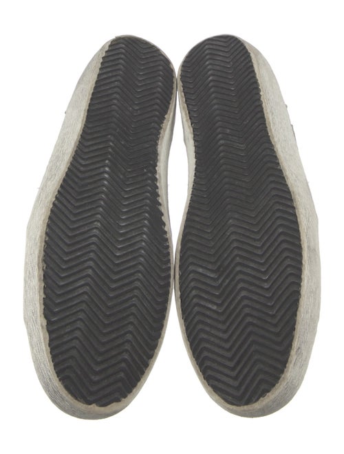 Golden Goose Printed Distressed Accents Sneakers