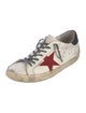 Golden Goose Leather Distressed Accents Sneakers