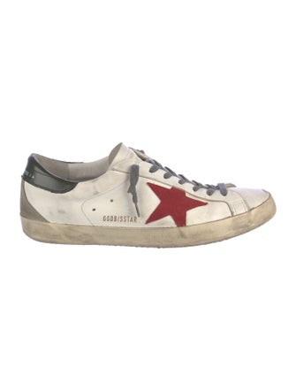 Golden Goose Leather Distressed Accents Sneakers