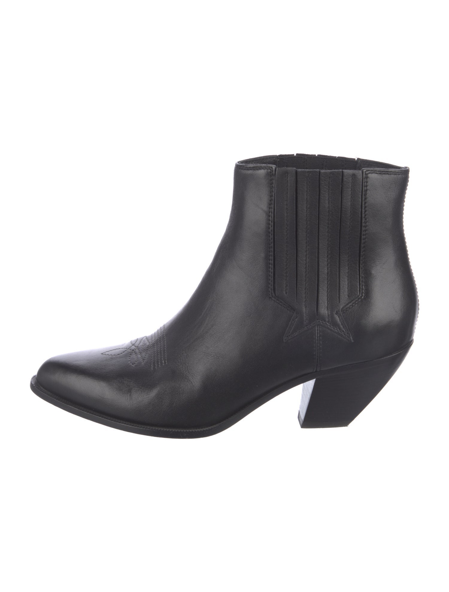 Golden Goose Leather Western Boots