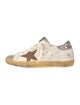 Golden Goose Leather Printed Sneakers