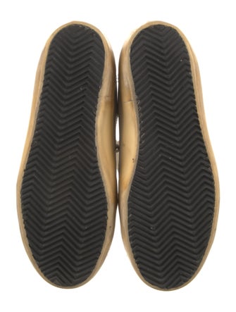 Golden Goose Leather Printed Sneakers