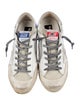 Golden Goose Leather Printed Sneakers