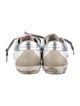 Golden Goose Leather Printed Sneakers