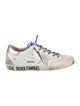 Golden Goose Leather Printed Sneakers