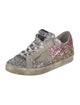 Golden Goose Glitter Printed Sneakers