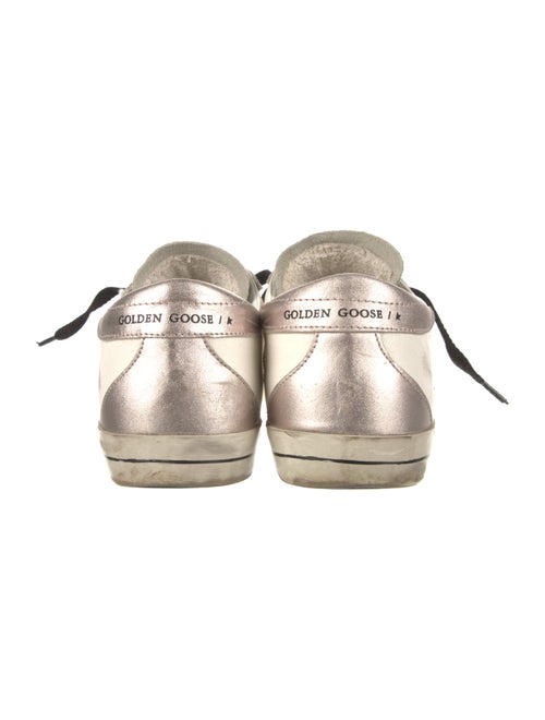 Golden Goose Leather Distressed Accents Sneakers