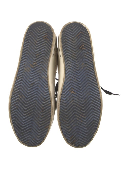 Golden Goose Leather Distressed Accents Sneakers