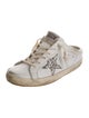 Golden Goose Leather Printed Sneakers
