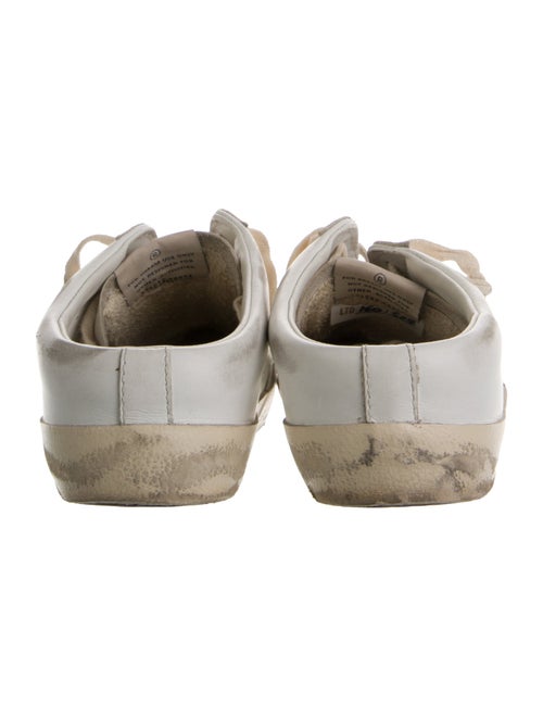 Golden Goose Leather Printed Sneakers