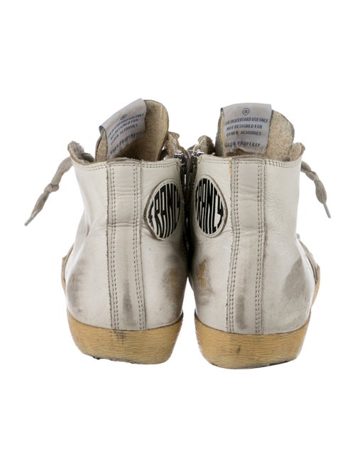 Golden Goose Leather Distressed Accents Sneakers