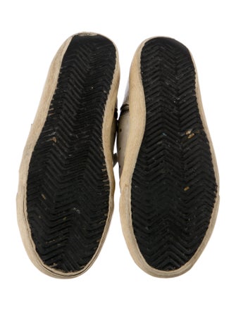 Golden Goose Leather Distressed Accents Sneakers