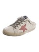 Golden Goose Leather Glitter Accents Sneakers