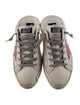Golden Goose Leather Glitter Accents Sneakers