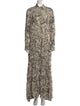 Golden Goose Printed Long Dress