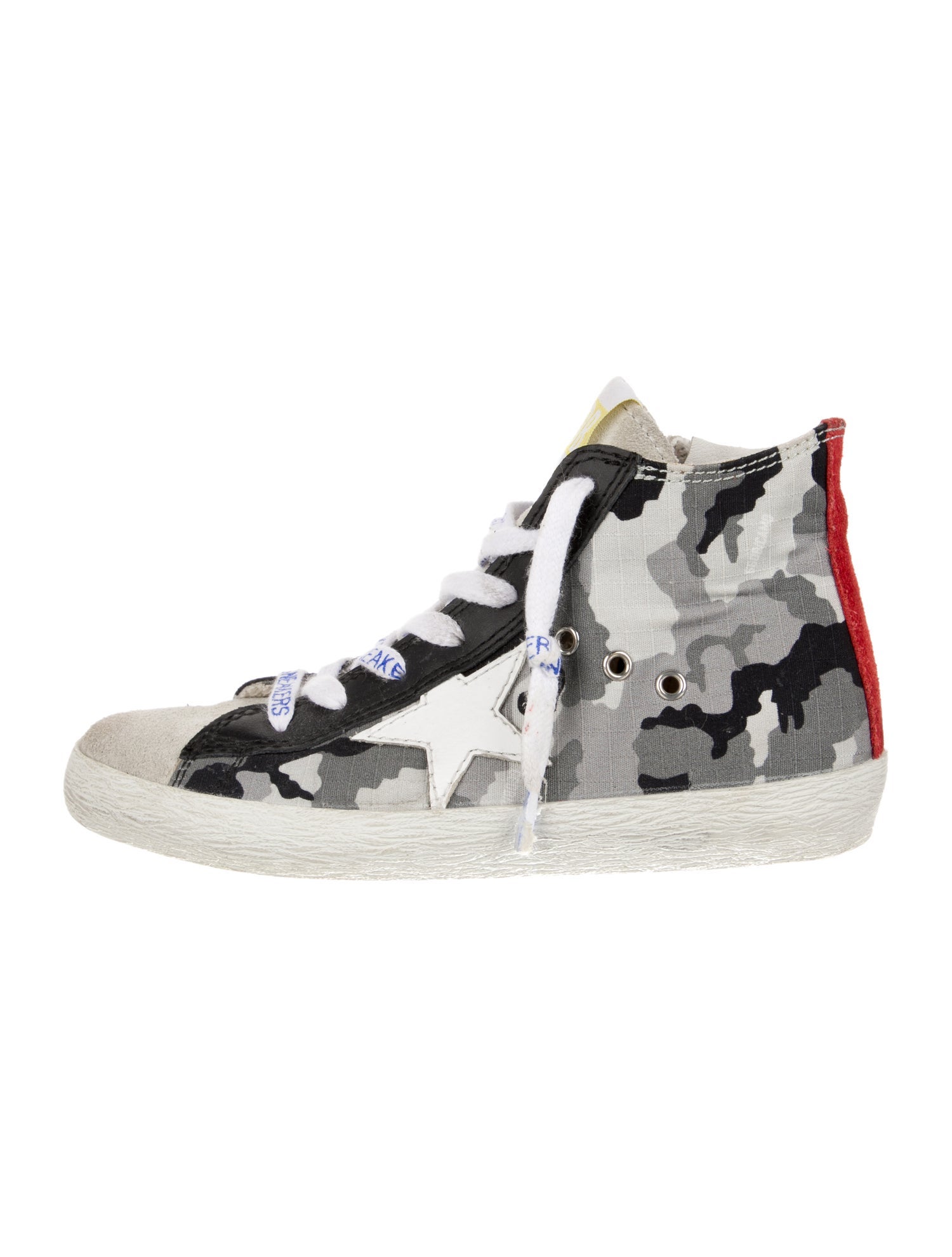 Golden Goose Boys' Francy Camouflage High Top Sneakers