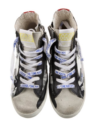 Golden Goose Boys' Francy Camouflage High Top Sneakers