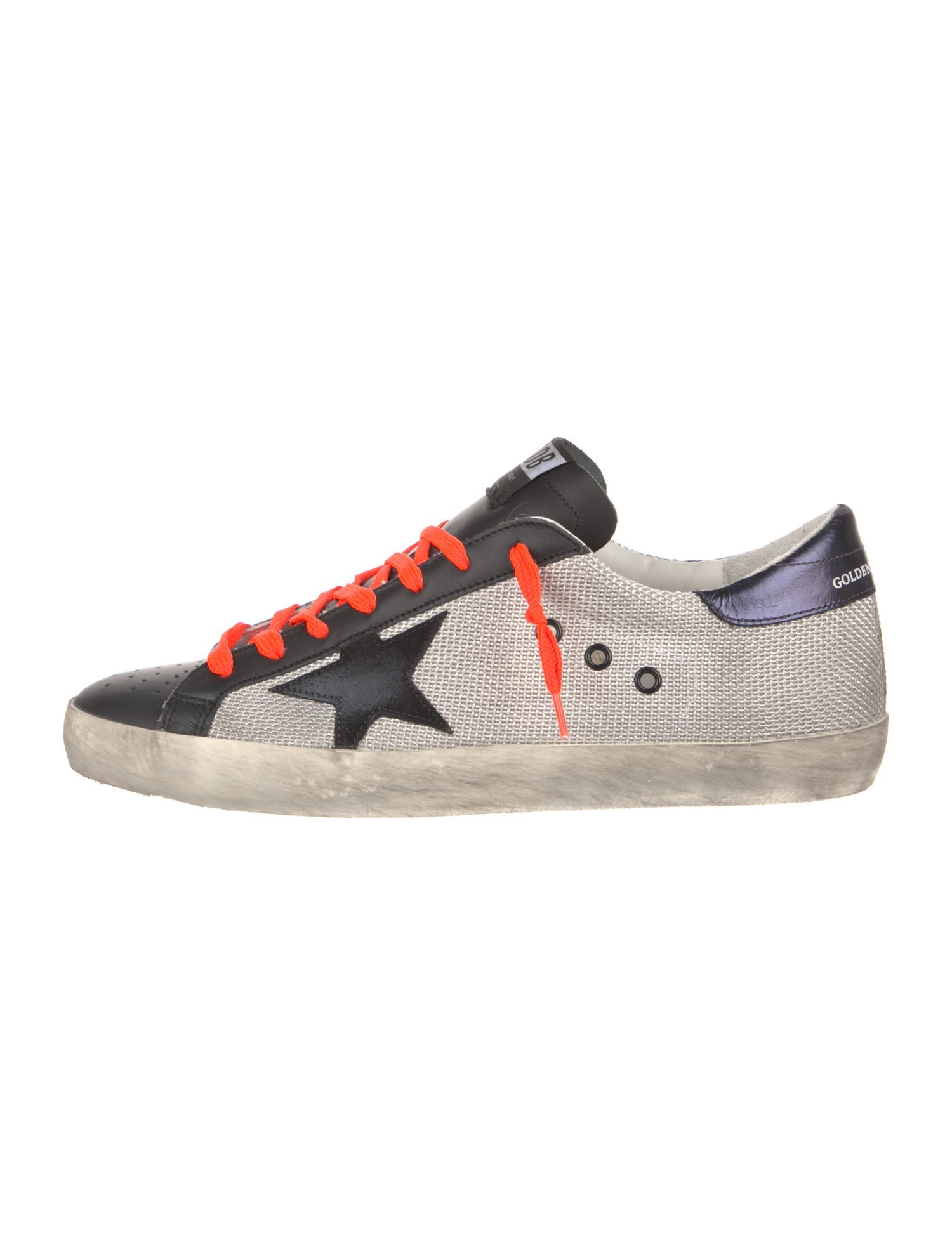 Golden Goose Leather Colorblock Pattern Sneakers w/ Tags