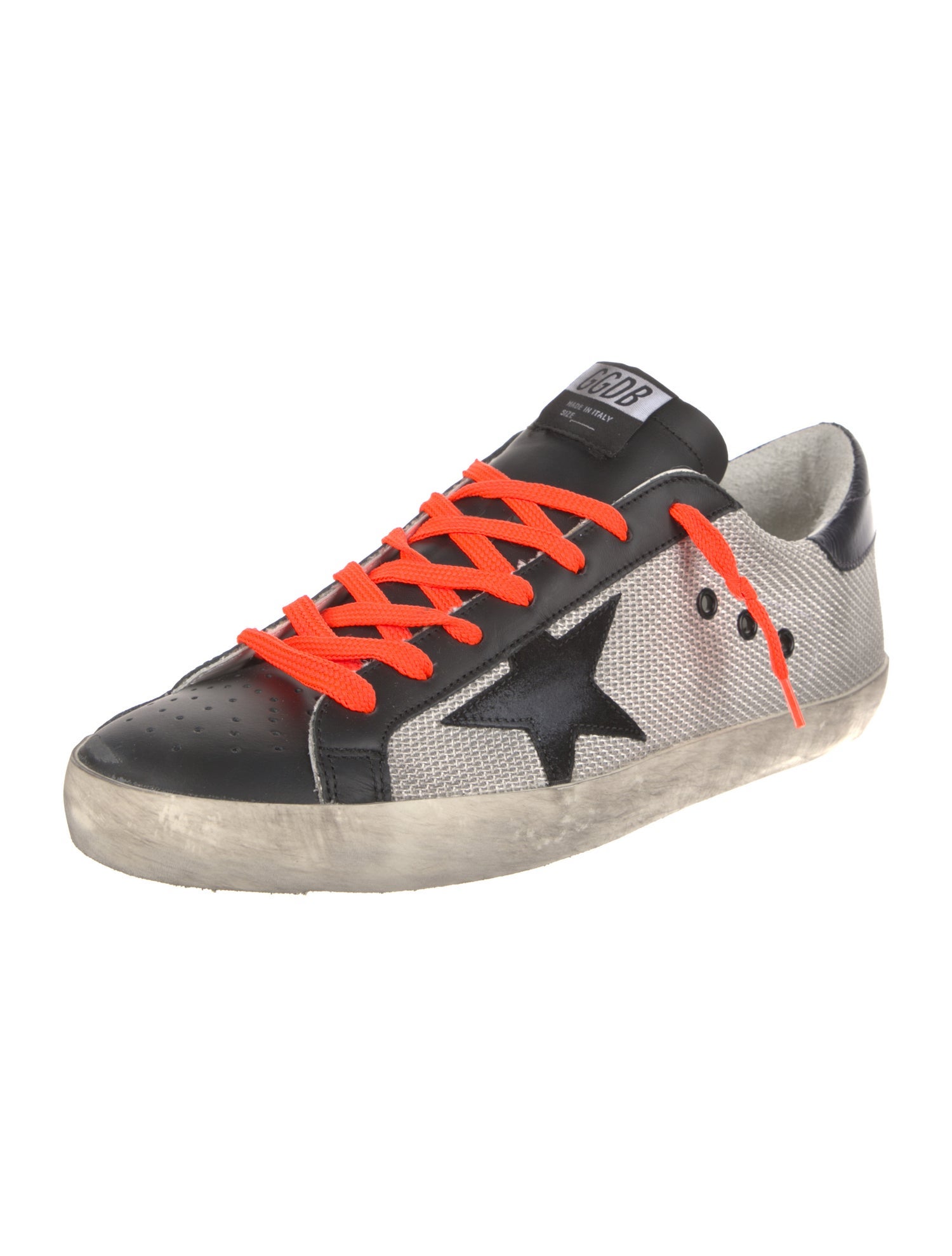 Golden Goose Leather Colorblock Pattern Sneakers w/ Tags