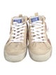Golden Goose Glitter Colorblock Pattern Sneakers