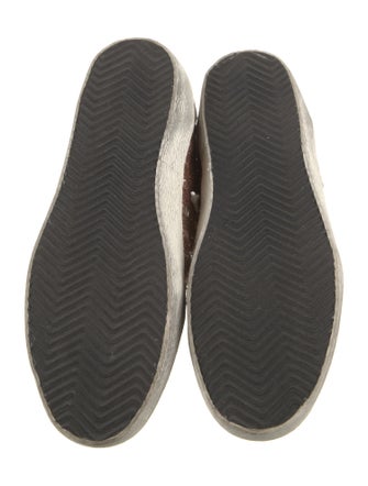 Golden Goose Glitter Colorblock Pattern Sneakers