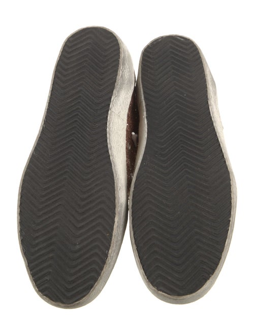 Golden Goose Glitter Colorblock Pattern Sneakers