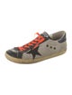 Golden Goose Leather Printed Sneakers