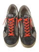 Golden Goose Leather Printed Sneakers