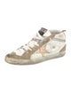 Golden Goose Suede Colorblock Pattern Sneakers