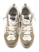 Golden Goose Suede Colorblock Pattern Sneakers