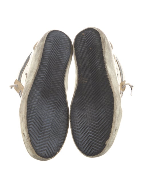 Golden Goose Suede Colorblock Pattern Sneakers