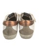 Golden Goose Leather Glitter Accents Sneakers