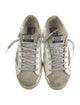 Golden Goose Leather Graphic Print Sneakers