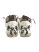 Golden Goose Leather Graphic Print Sneakers